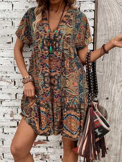 Zanara - Tribal Flare Dress