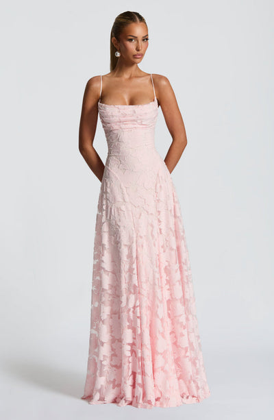 Francisa | Lace Corset Maxi Dress