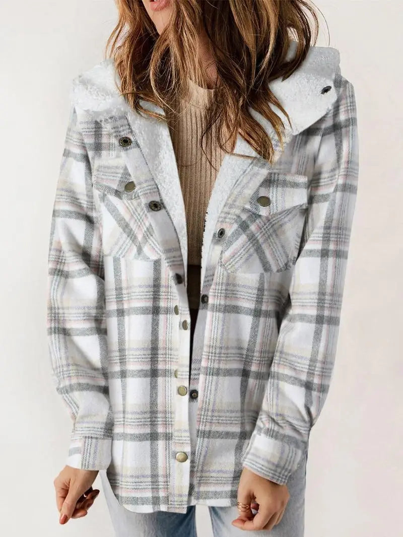 Woolie | Cozy Plaid Fleece-Lined Jacket