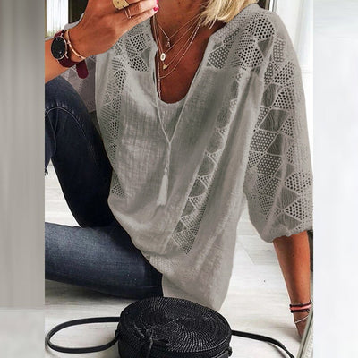Olive - Chic Accent Blouse