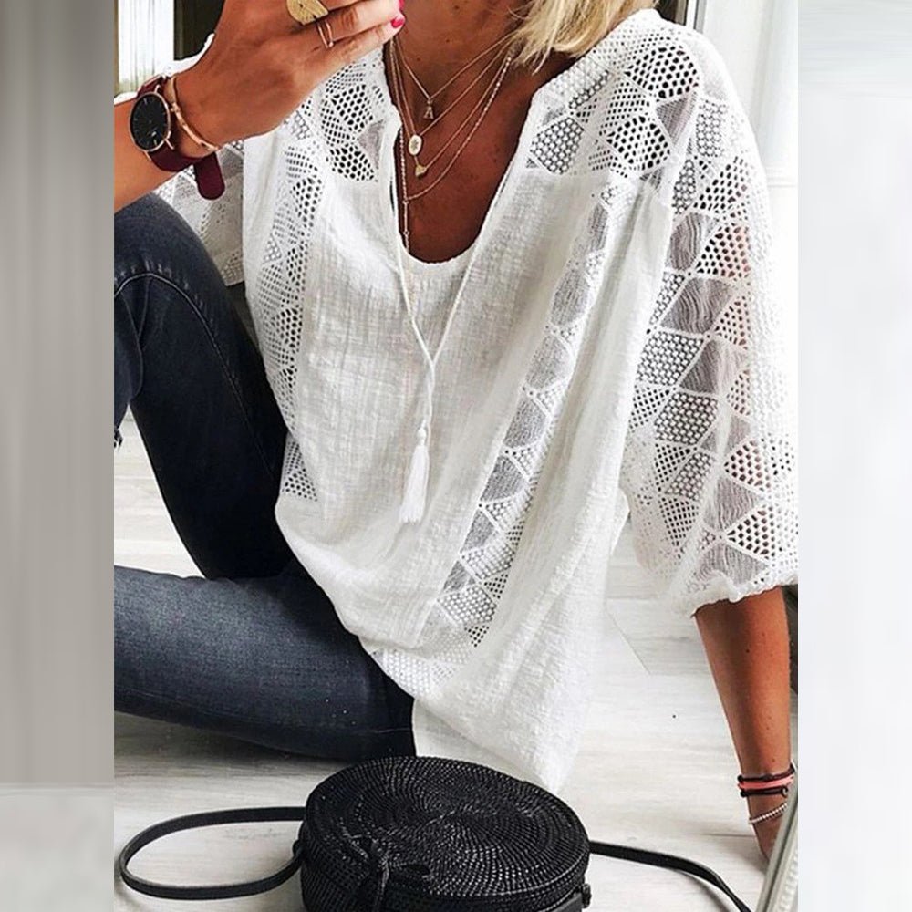 Olive - Chic Accent Blouse