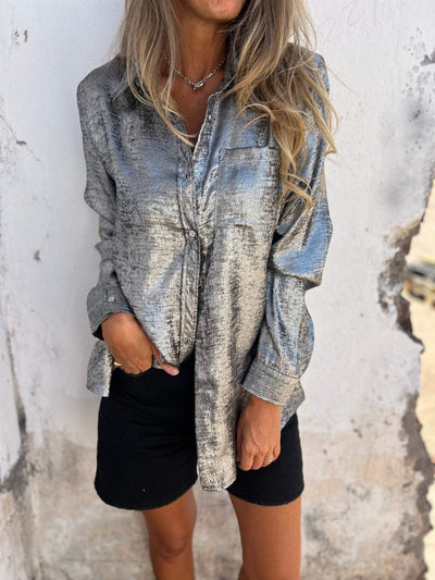 Zella | Chic Shimmer Shirt