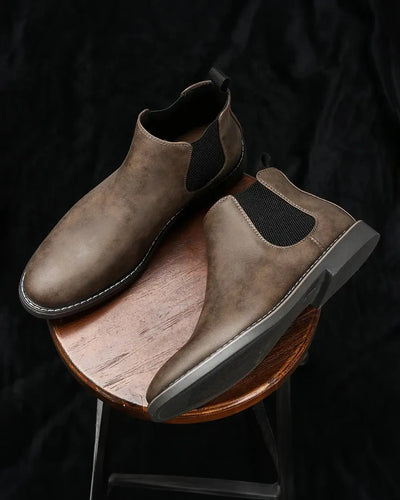 Arthur - Retro Cowhide Boots