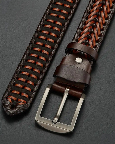 Woven Leather Belt
