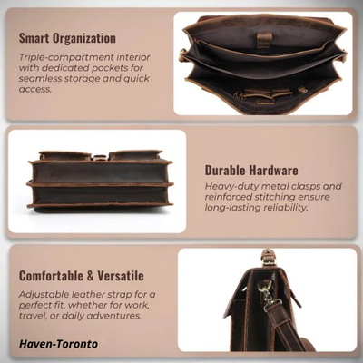 Nile - Brown Leather Shoulder Bag