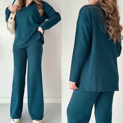 Erin - V-Neck Casual Two-Piece Set