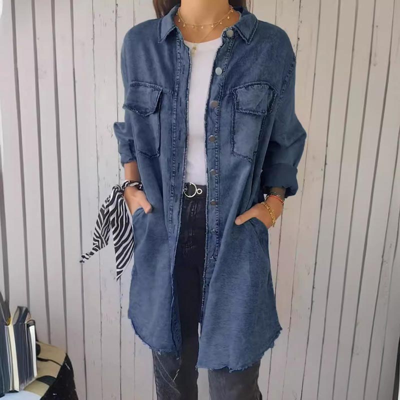 Deandra | Oversized Denim Shirt