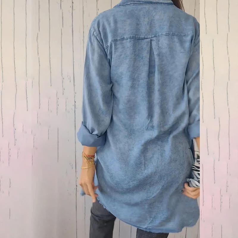 Deandra | Oversized Denim Shirt
