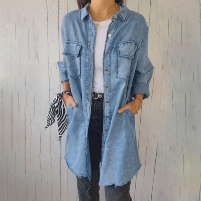 Deandra | Oversized Denim Shirt