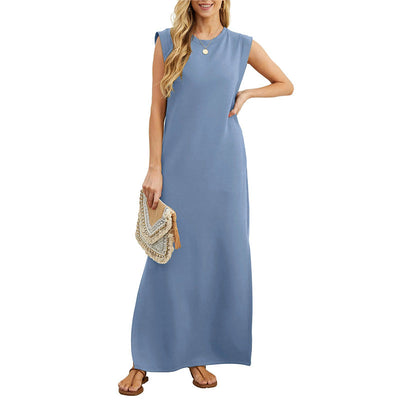 Yllona - Sleeveless Casual Maxi Dress