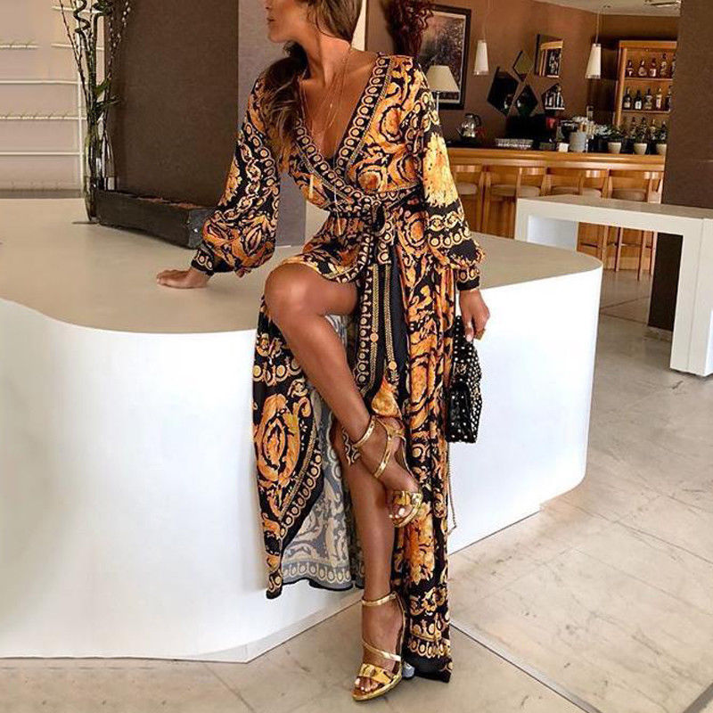 Valentina - Boho Printed Dress