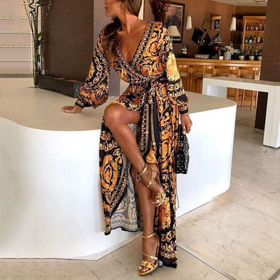 Valentina - Boho Printed Dress